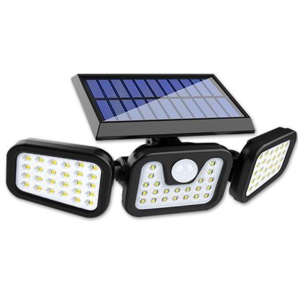 LED Flexível solar holofote com sensor LED/15W/3,7V 2400 mAh IP54 4500K