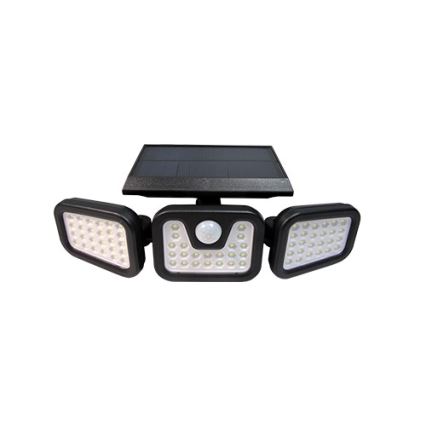 LED Flexível solar holofote com sensor LED/15W/3,7V 2400 mAh IP54 4500K