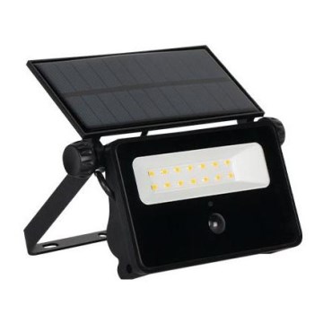 Holofote solar LED com sensor LED/20W/5,5V IP65