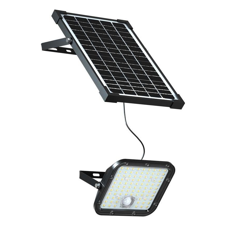 Holofote solar LED com sensor LED/30W/6,4V 4000K + comando