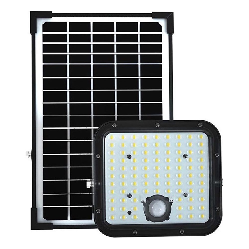 Holofote solar LED com sensor LED/30W/6,4V 6400K + comando