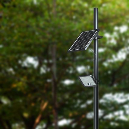 Holofote solar LED com sensor LED/30W/6,4V 6400K + comando