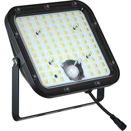 Holofote solar LED com sensor LED/30W/6,4V 6400K + comando