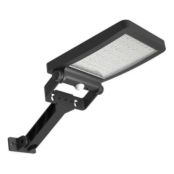 Holofote solar LED com sensor LED/5W/3,7V 4000K IP54 preto