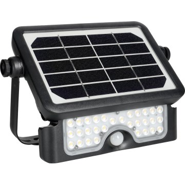 Holofote solar LED com sensor LED/5W/3,7V 4000K IP65