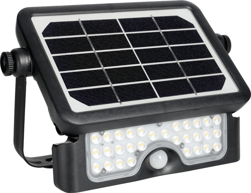 Holofote solar LED com sensor LED/5W/3,7V 4000K IP65