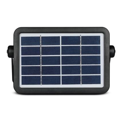 Holofote solar LED com sensor LED/5W/3,7V IP65 4000K 3000 mAh