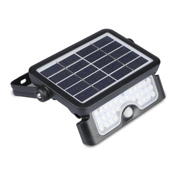 Holofote solar LED com sensor LED/5W/3,7V IP65 4000K