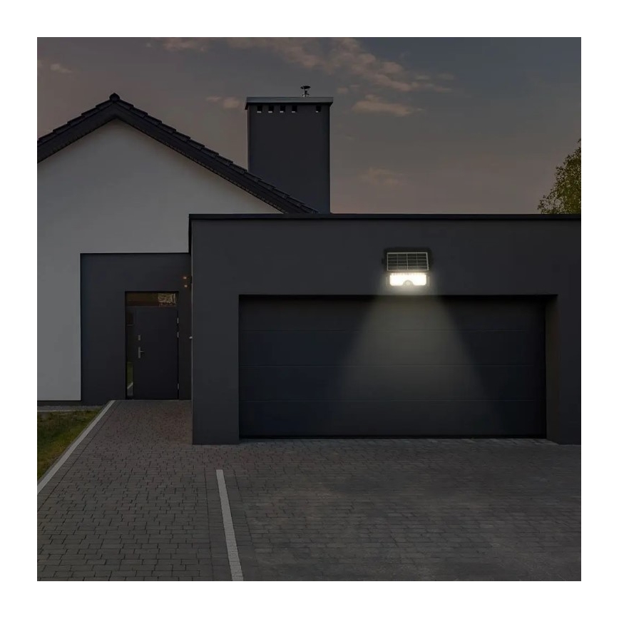 Holofote solar LED com sensor LED/5W/3,7V IP65 4000K