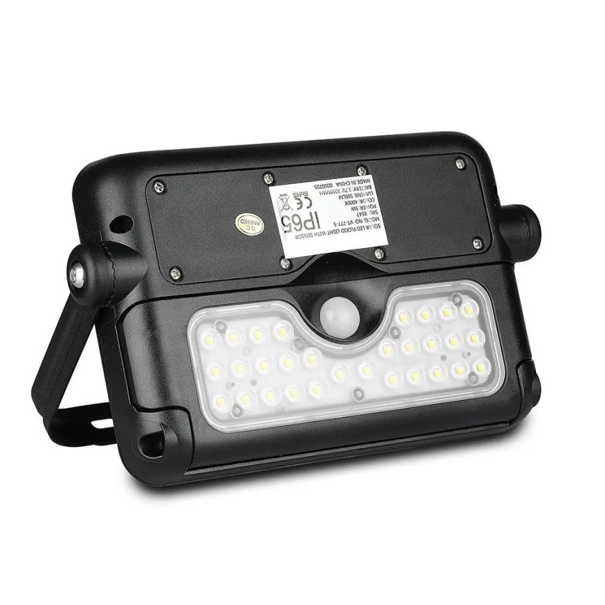 Holofote solar LED com sensor LED/5W/3,7V IP65 4000K