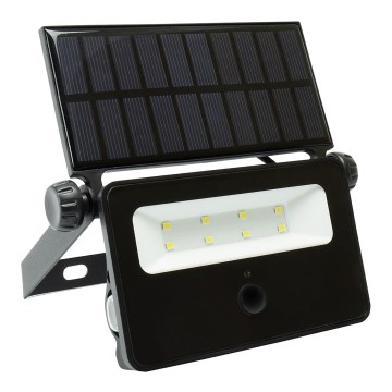 Holofote solar LED com sensor NOCTIS LED/2W/1800 mAh 3,7V 6000K IP65