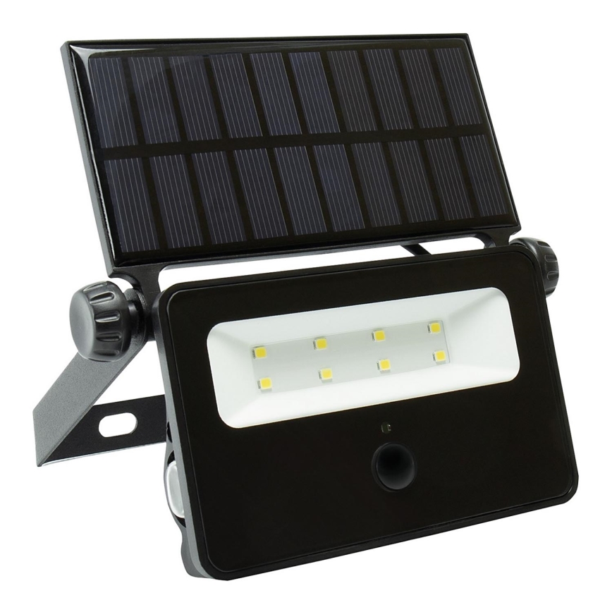 Holofote solar LED com sensor NOCTIS LED/2W/1800 mAh 3,7V 6000K IP65