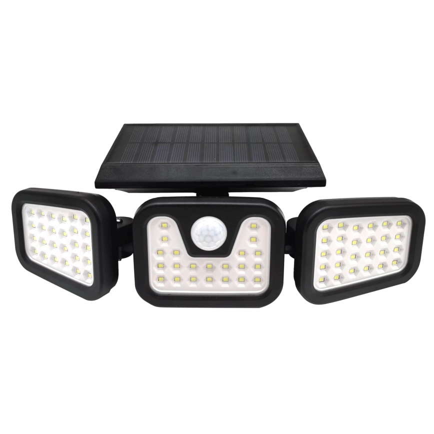 Holofote solar LED com sensor TRIO LED/0,6W/3,7V IP44