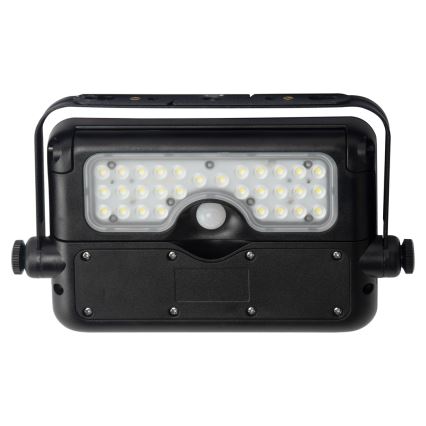 Holofote solar LED com um sensor de anoitecer e movimento EPAD LED/5W/3000 mAh 3,7V 4000K IP65