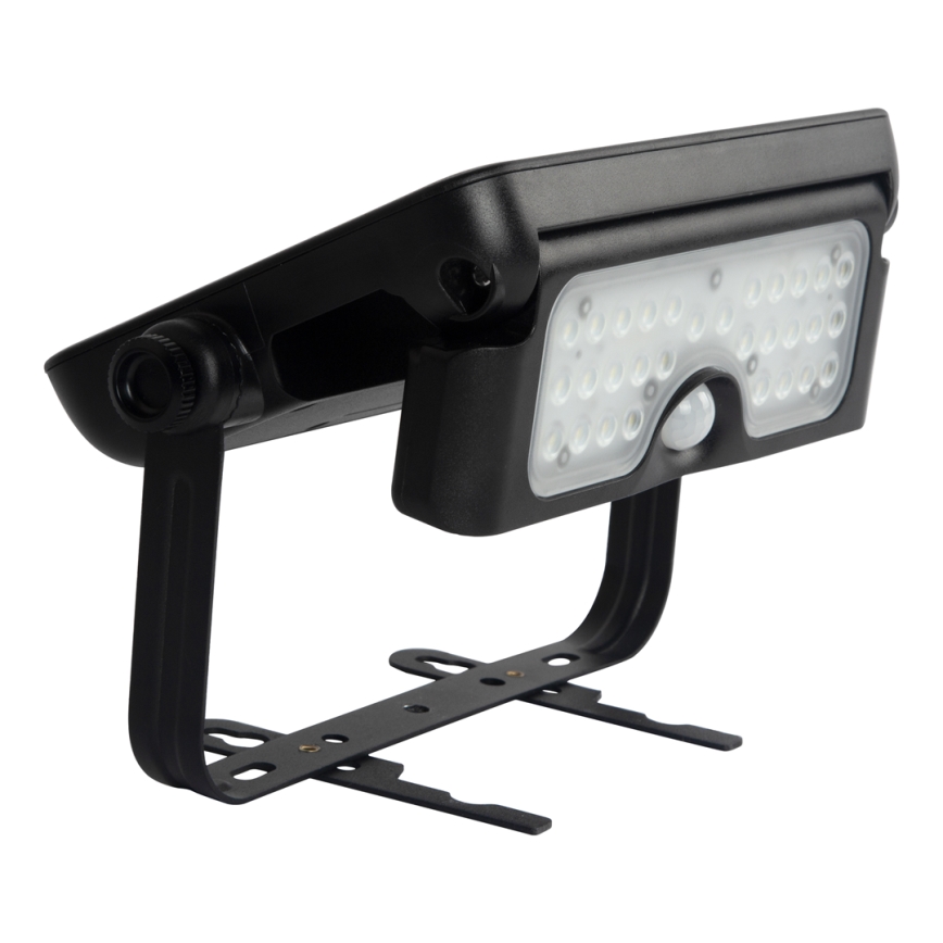 Holofote solar LED com um sensor de anoitecer e movimento EPAD LED/5W/3000 mAh 3,7V 4000K IP65
