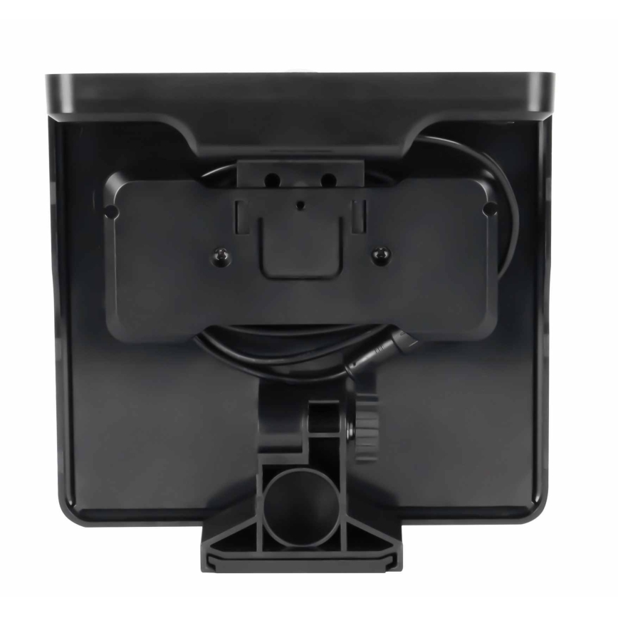 Holofote solar LED para exterior com sensor LED/8W/3,7V IP54 preto