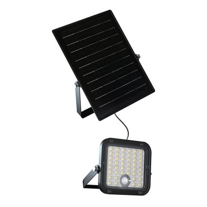 Holofote solar LED regulável com sensor LED/10W/3,7V 4000/6000K IP65 + comando