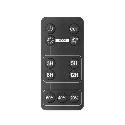 Holofote solar para exterior com sensor LED/30W/6,4V IP65 3000/4000K + comando