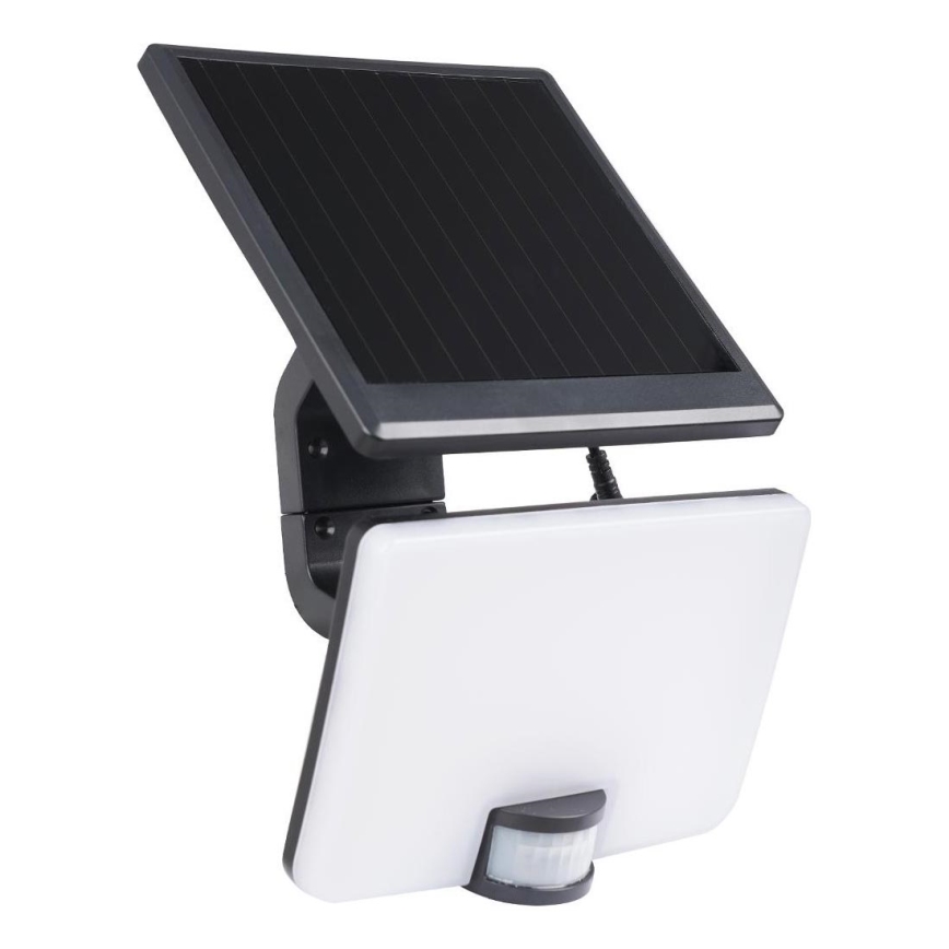Holofote solar regulável com sensor de movimento LED/10W/3000 mAh 4000K IP54
