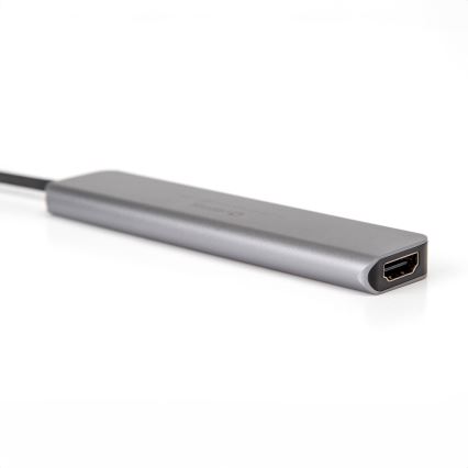 Hub USB 7em1 Power Delivery 100W HDMI 4K