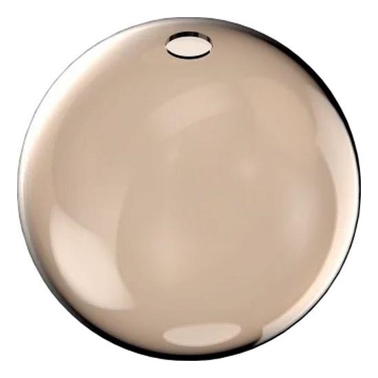 Ideal Lux - Abajur de substituição para candeeiro MAPA diâmetro 10 cm bege