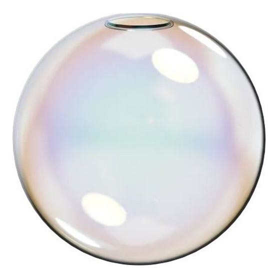 Ideal Lux - Abajur de substituição para candeeiro MAPA diâmetro 20 cm transparente