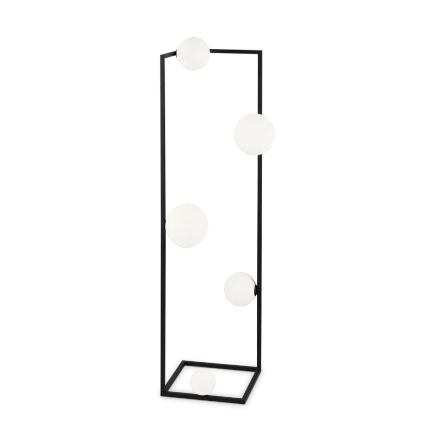 Ideal Lux - Candeeiro de chão LED ANGOLO 5xG9/3W/230V preto