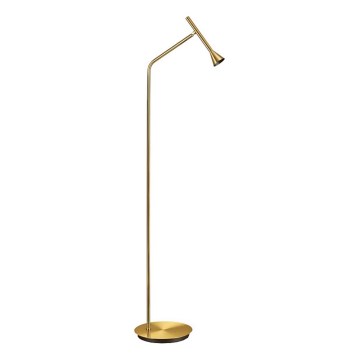 Ideal Lux - Candeeiro de chão LED DIESIS LED/4,5W/230V CRI 95 dourado