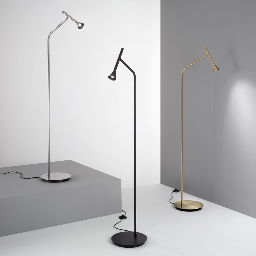 Ideal Lux - Candeeiro de chão LED DIESIS LED/4,5W/230V CRI 95 preto