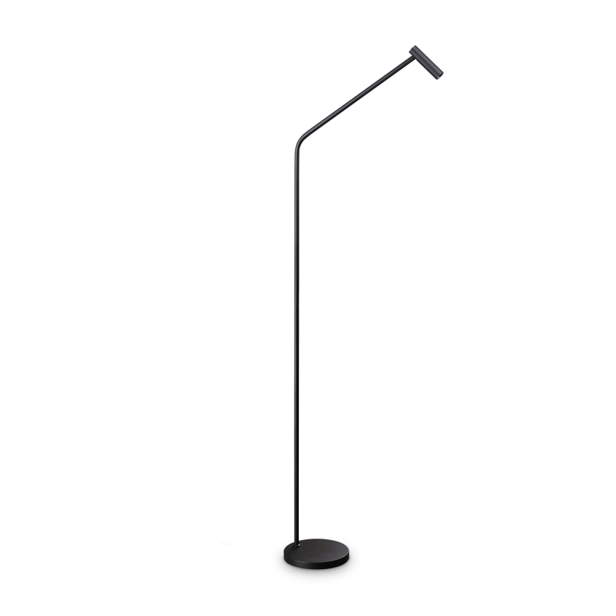 Ideal Lux - Candeeiro de chão LED EASY LED/3,5W/230V CRI 90 preto