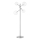 Ideal Lux - Candeeiro de chão LED EQUINOXE 4xG4/2W/230V cromado brilhante/transparente