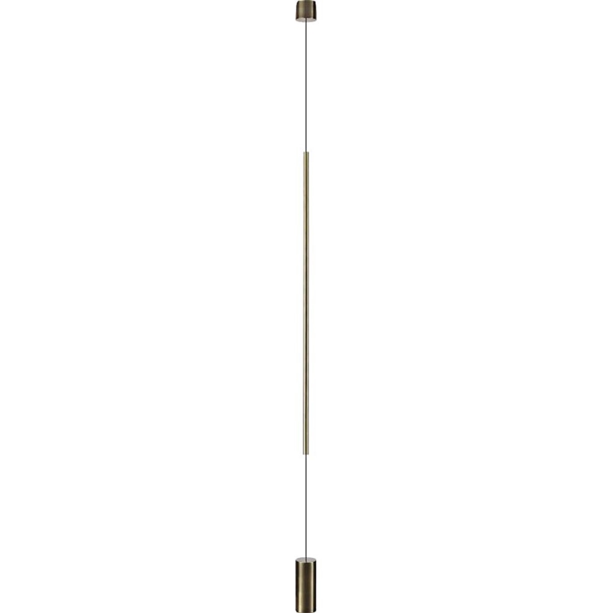Ideal Lux - Candeeiro de chão LED FILO LED/14W/230V 2700K CRI 90 latão