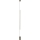 Ideal Lux - Candeeiro de chão LED FILO LED/14W/230V 2700K CRI 90 latão