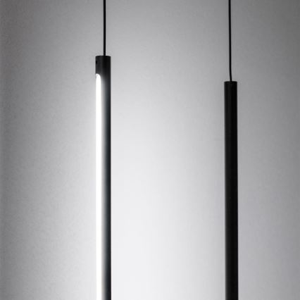 Ideal Lux - Candeeiro de chão LED FILO LED/14W/230V 2700K CRI 90 preto