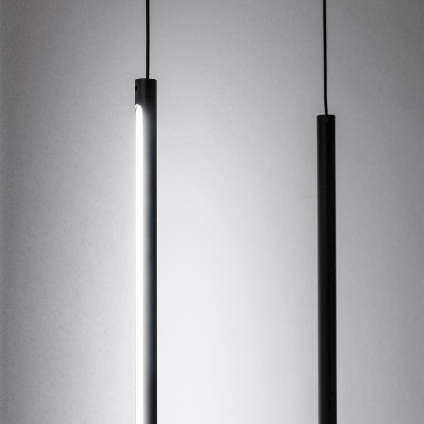 Ideal Lux - Candeeiro de chão LED FILO LED/14W/230V 2700K CRI 90 preto