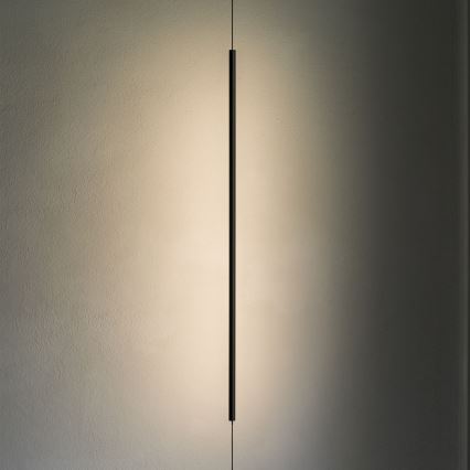 Ideal Lux - Candeeiro de chão LED FILO LED/14W/230V 3000K CRI 90 preto