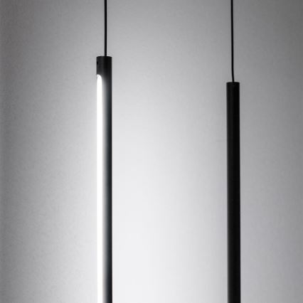 Ideal Lux - Candeeiro de chão LED FILO LED/14W/230V 3000K CRI 90 preto