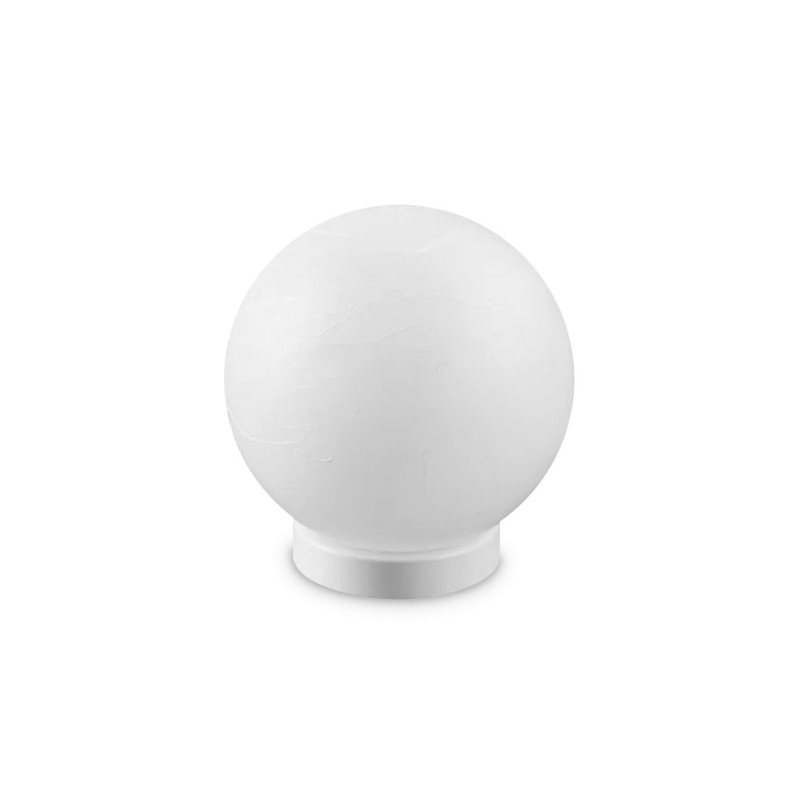 Ideal Lux - Candeeiro de mesa CARTA 1xE27/25W/230V diâmetro 20 cm branco