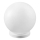 Ideal Lux - Candeeiro de mesa CARTA 1xE27/25W/230V diâmetro 30 cm branco