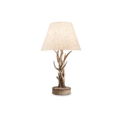 Ideal Lux - Candeeiro de mesa CHALET 1xE27/60W/230V chifres