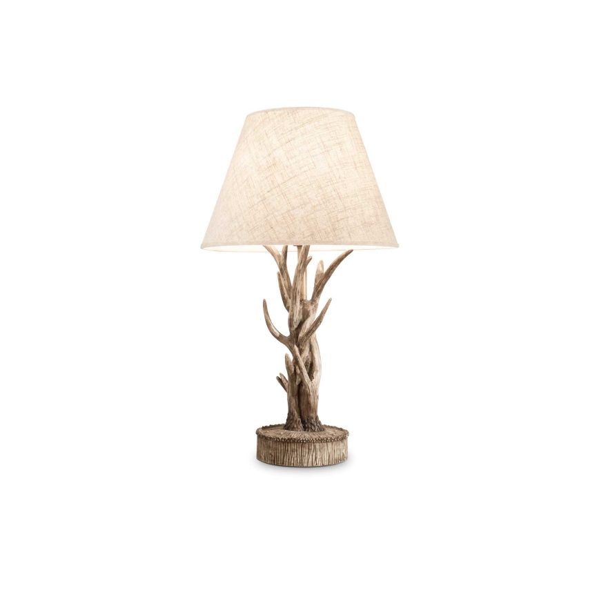 Ideal Lux - Candeeiro de mesa CHALET 1xE27/60W/230V chifres