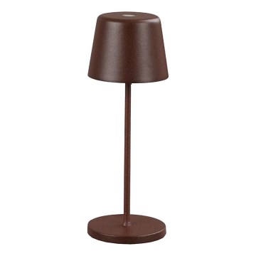 Ideal Lux - Candeeiro de mesa de exterior tátil regulável LED CUTE LED/2,5W/3,7V USB 2200-2700K IP65 castanho