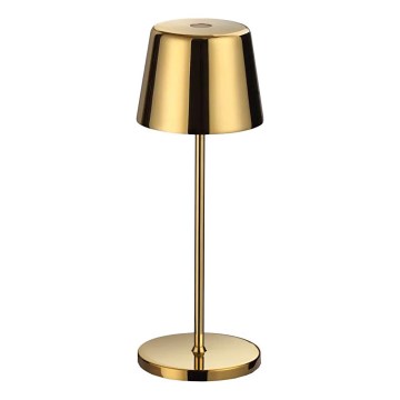 Ideal Lux - Candeeiro de mesa de exterior tátil regulável LED CUTE LED/2,5W/3,7V USB 2200-2700K IP65 dourado