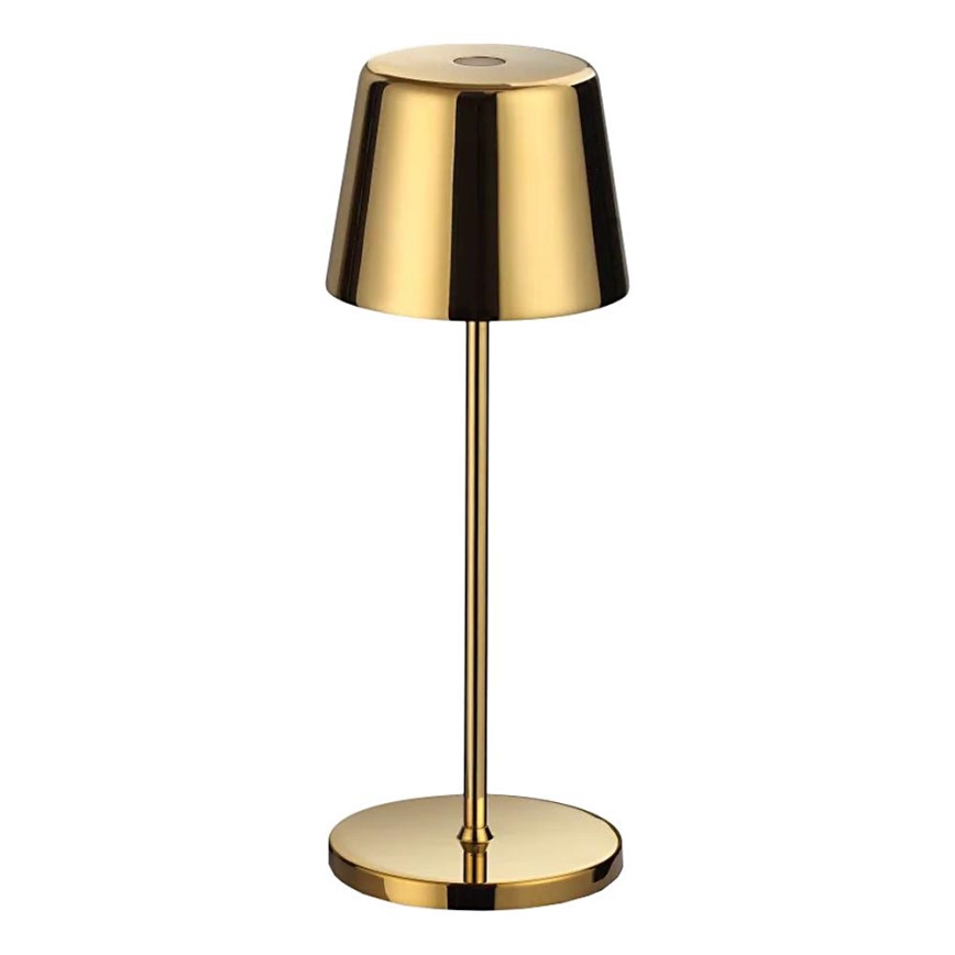 Ideal Lux - Candeeiro de mesa de exterior tátil regulável LED CUTE LED/2,5W/3,7V USB 2200-2700K IP65 dourado