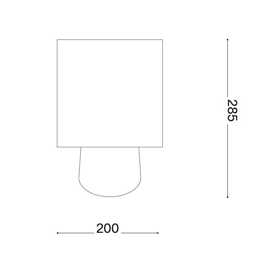 Ideal Lux - Candeeiro de mesa KALI 1xE14/40W/230V cerâmica/creme/bege