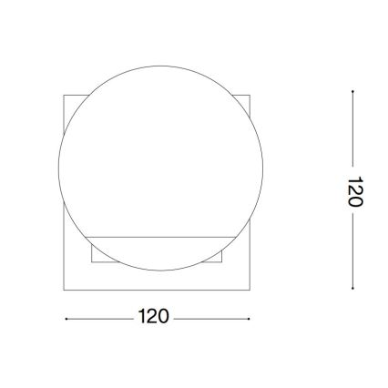 Ideal Lux - Candeeiro de mesa LED ANGOLO 1xG9/3W/230V preto