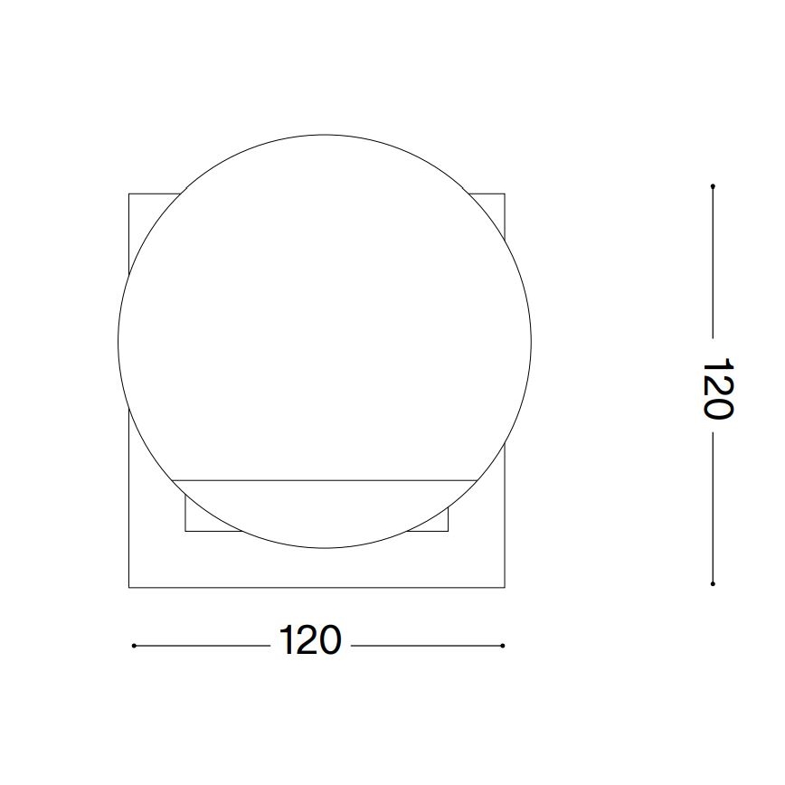 Ideal Lux - Candeeiro de mesa LED ANGOLO 1xG9/3W/230V preto