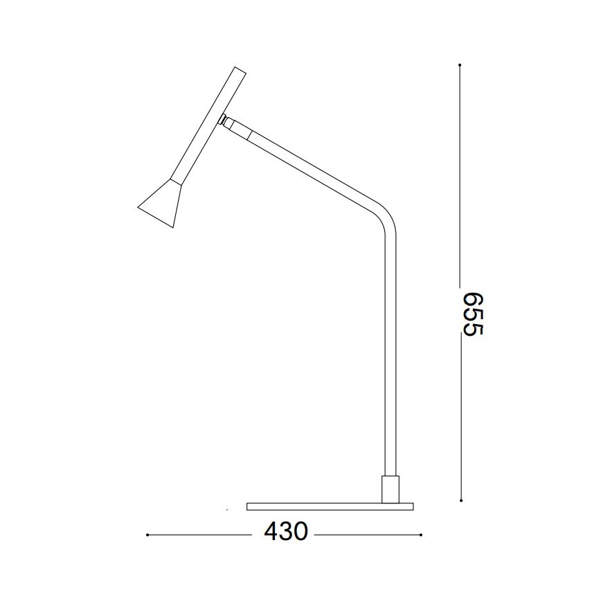 Ideal Lux - Candeeiro de mesa táctil LED com regulação DIESIS LED/6,5W/230V CRI 90 dourado
