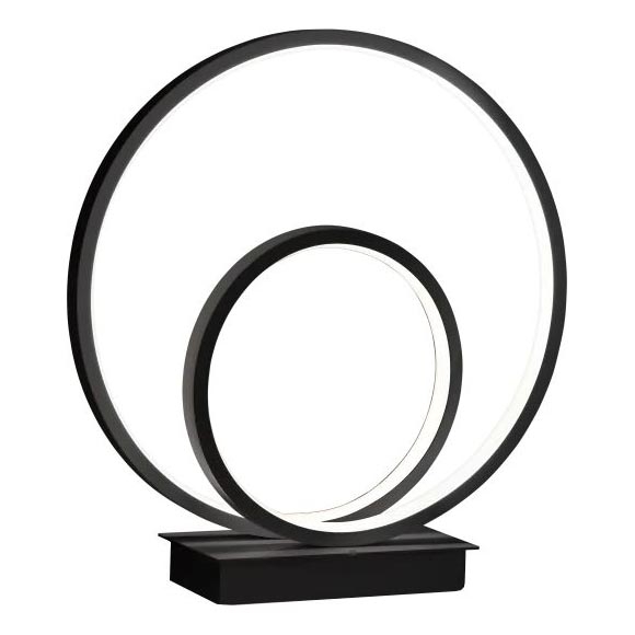 Ideal Lux - Candeeiro de mesa LED OZ LED/22W/230V CRI 90 preto