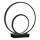 Ideal Lux - Candeeiro de mesa LED OZ LED/22W/230V CRI 90 preto